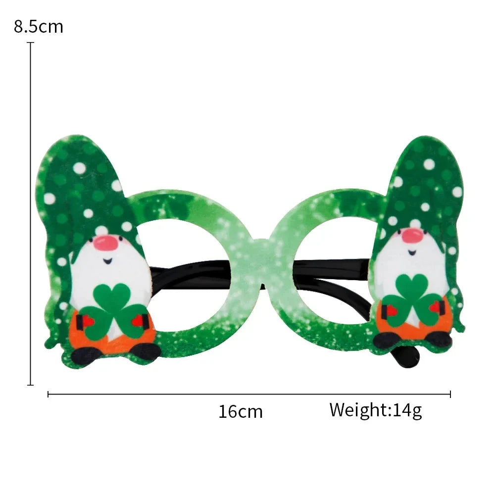 St. Patrick Shamrock Glasses