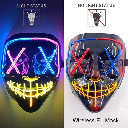 Neon LED Purge Mask