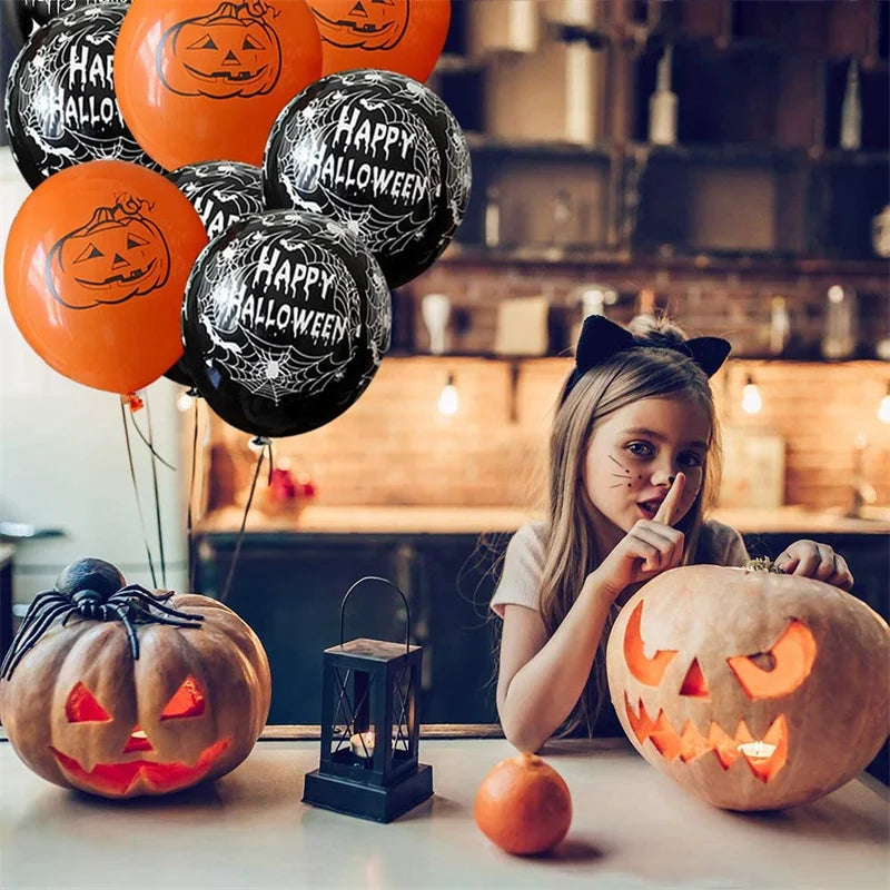 Halloween Colorful Balloons 10/20/30Pcs