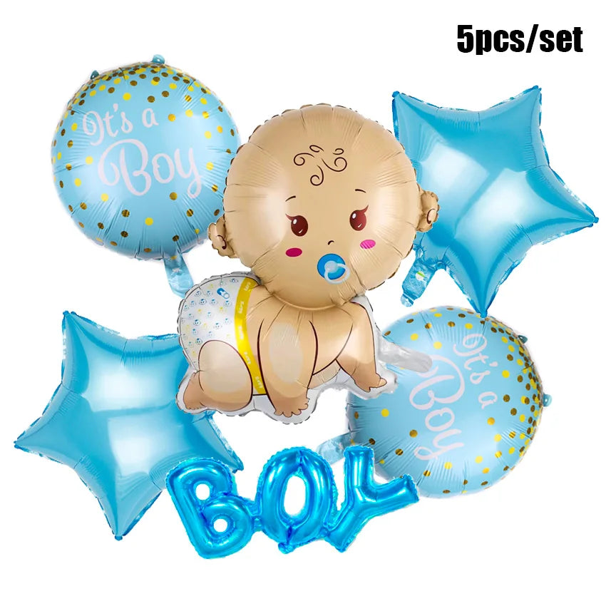 Baby Birthday Foil Balloons