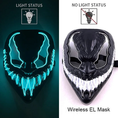 Neon LED Purge Mask