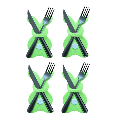 Easter Felt Cutlery Holder 4Pcs