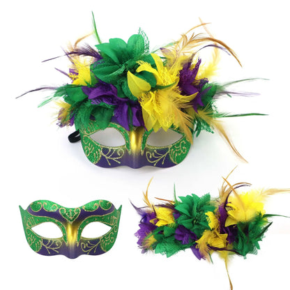 Mardi Gras Face Mask