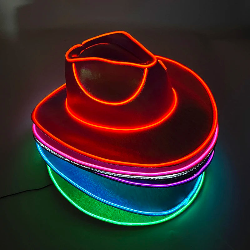 Light Up Bar Cowboy Hat