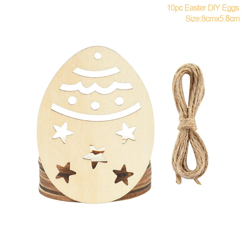 Multiple Wooden Easter Decoration