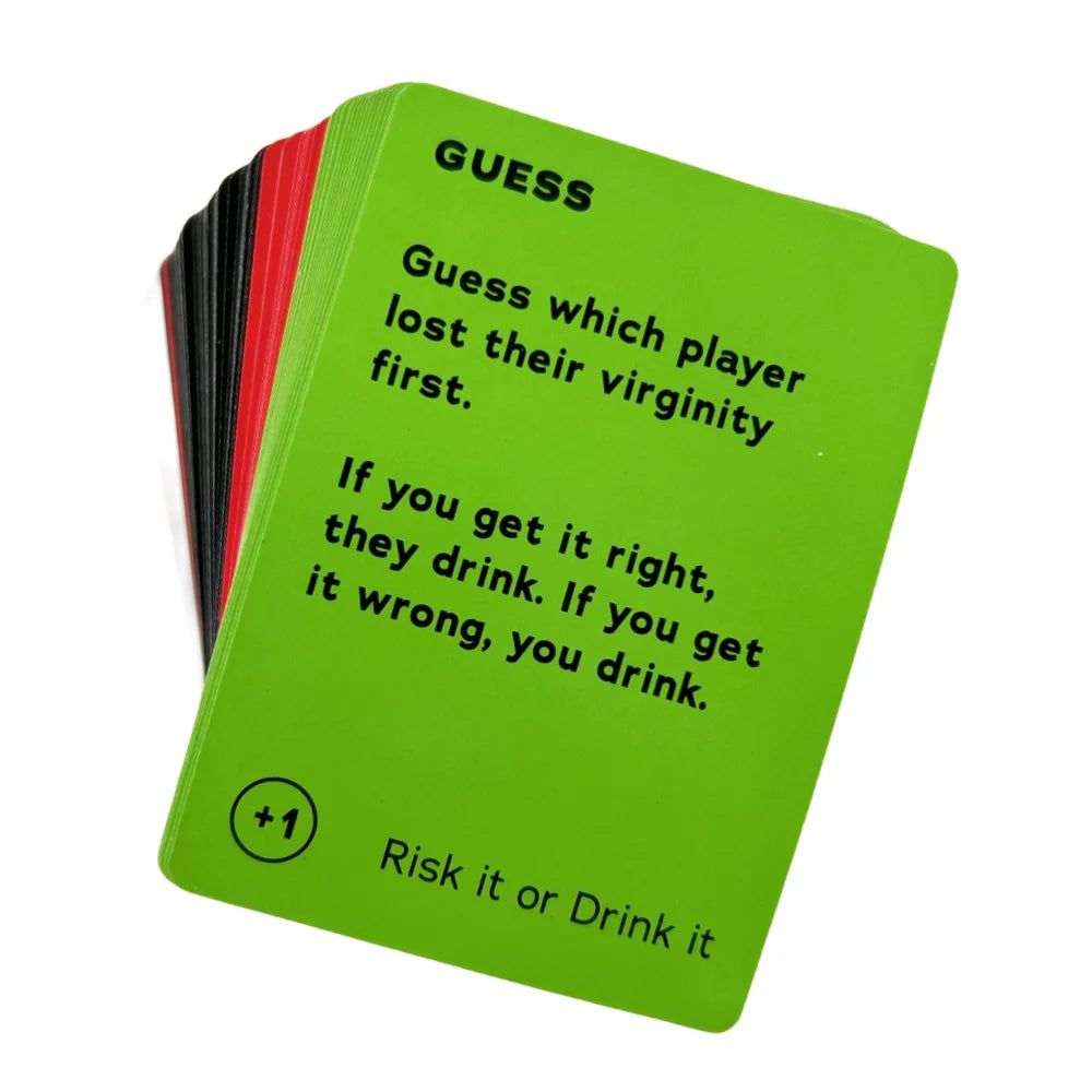 Risk It Or Drink It Card Game