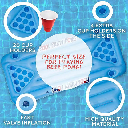 Inflatable Floating Pong Table