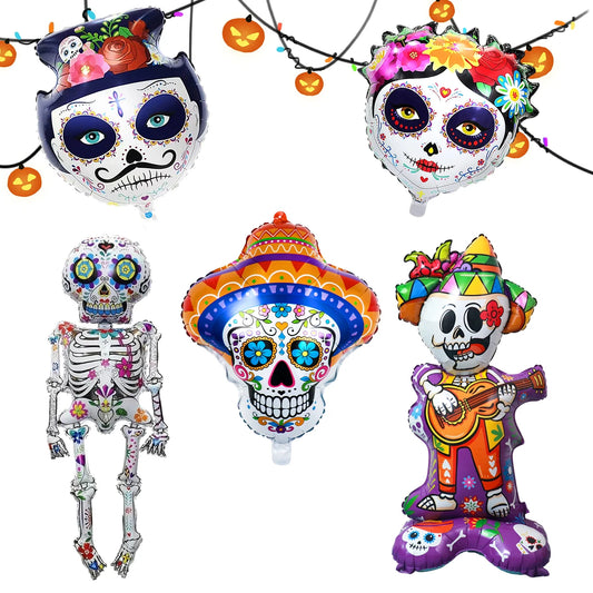 Dia De Los Muertos Foil Balloons