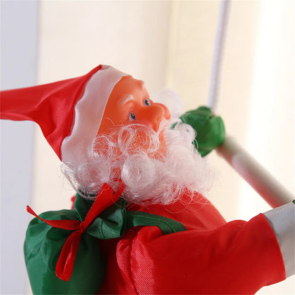 Santa Claus Climbing Ladder Decoration