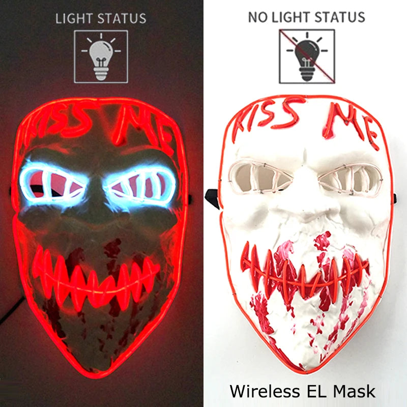 Neon LED Purge Mask