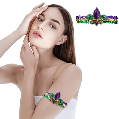 Mardi Gras Armband