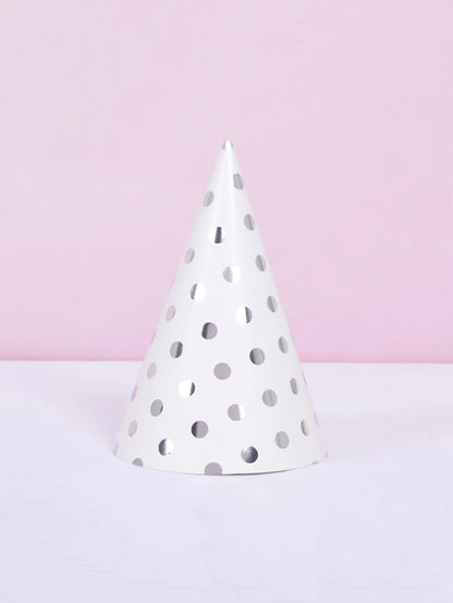 Polka dot birthday hat 10PCS