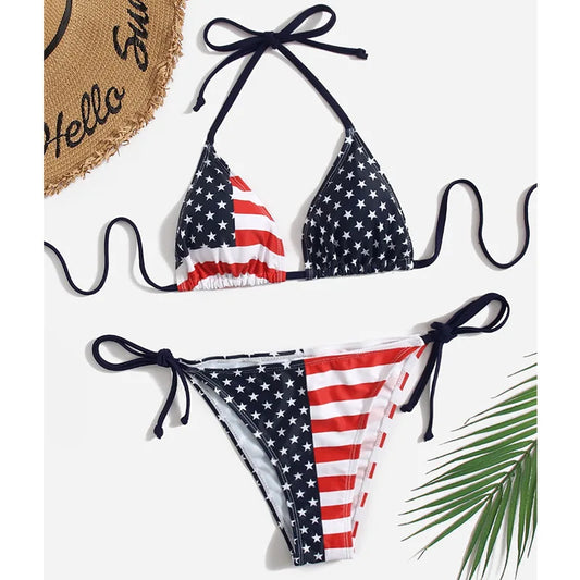 American Flag Bikini