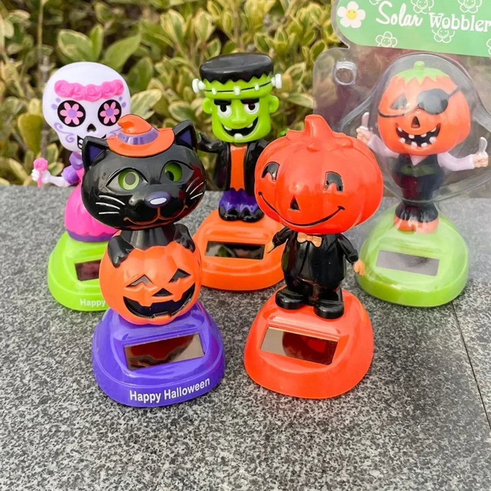 Solar Energy Halloween Bobblehead