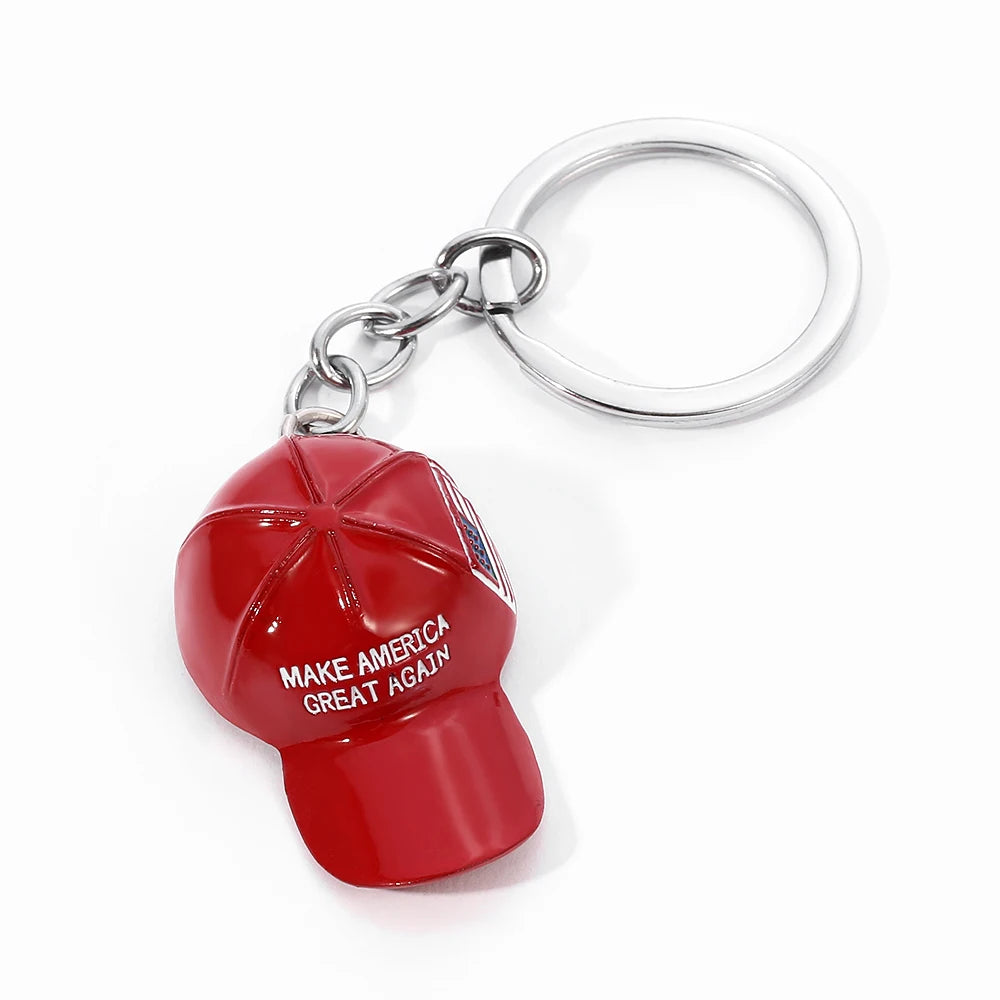 America Hat Keychain