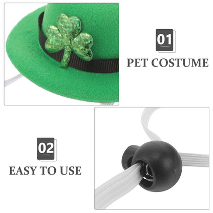 Dog/Cat Hat and Tie St Patrick's