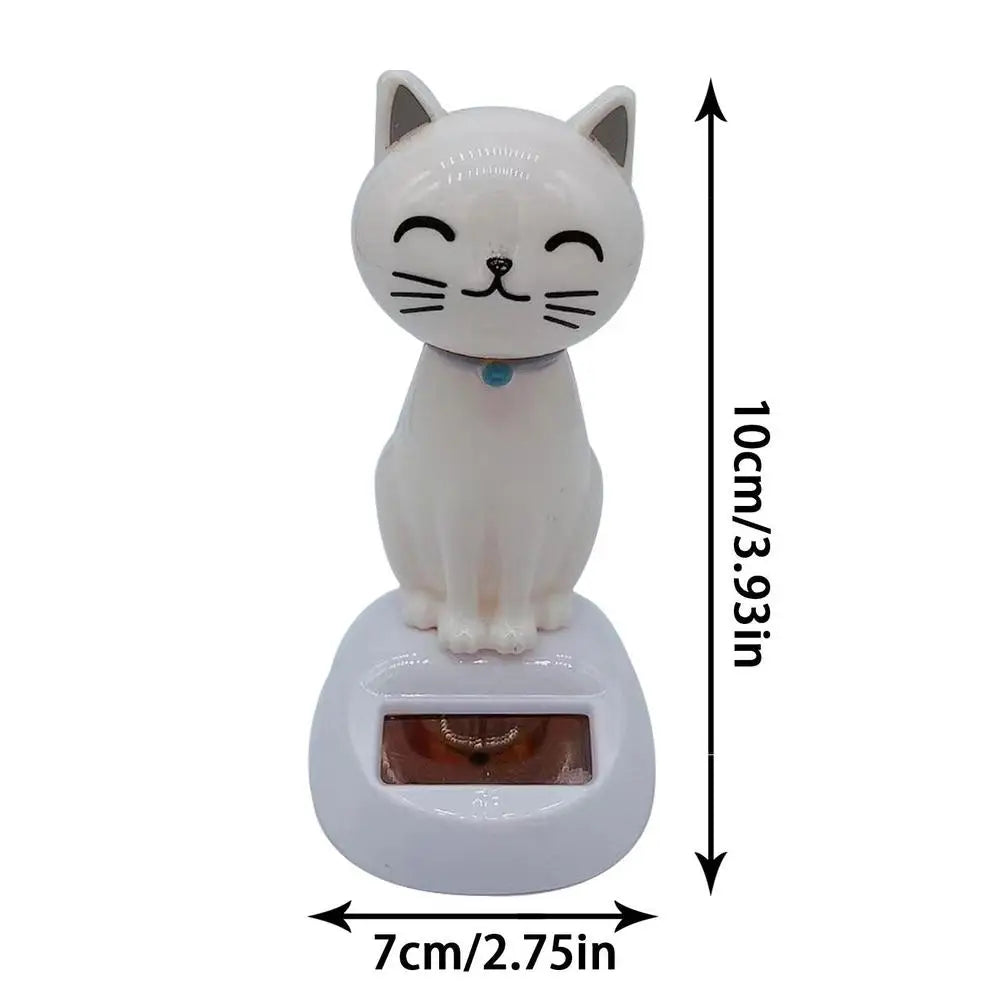 Solar Energy Cat Bobblehead