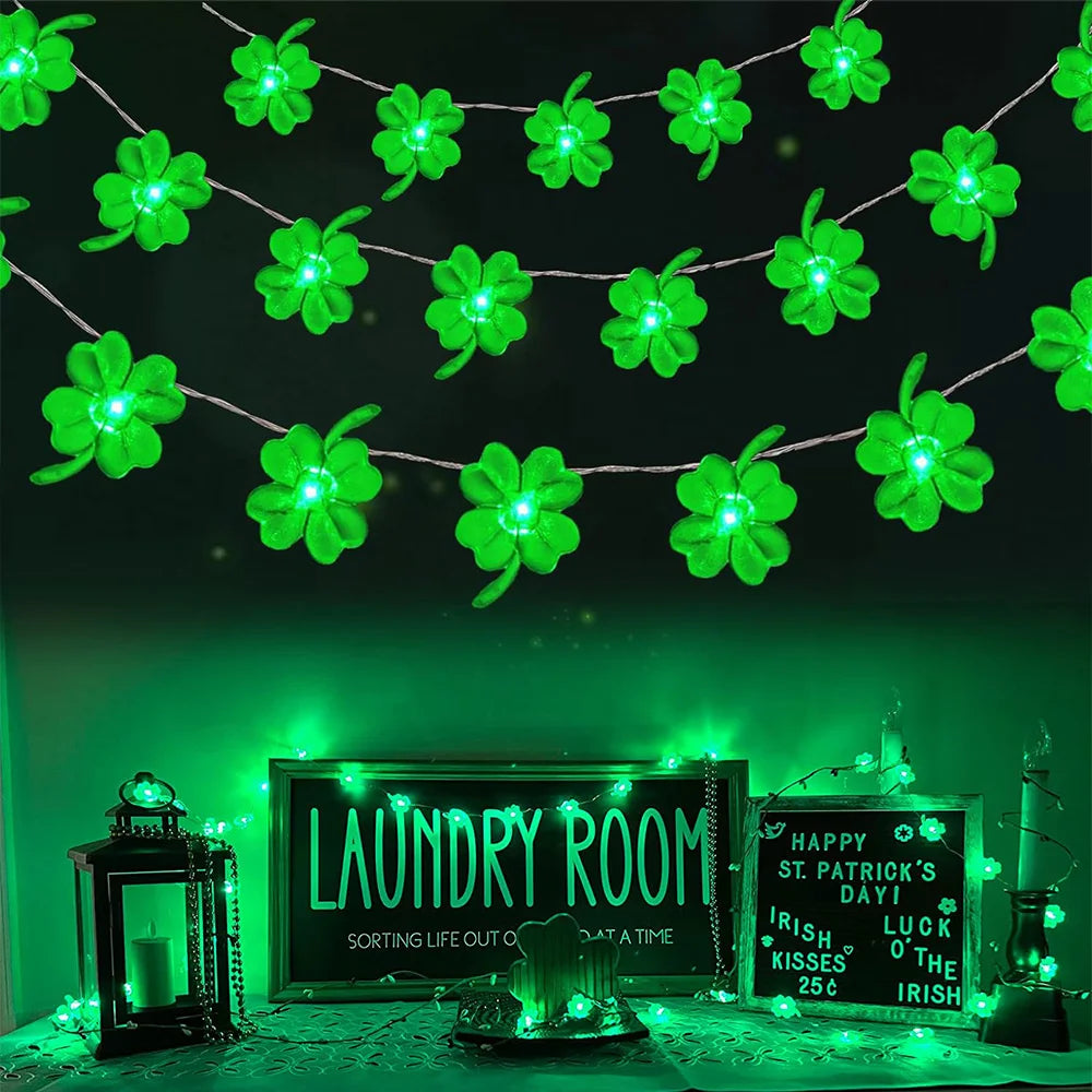 3M LED St Patrick String Lights