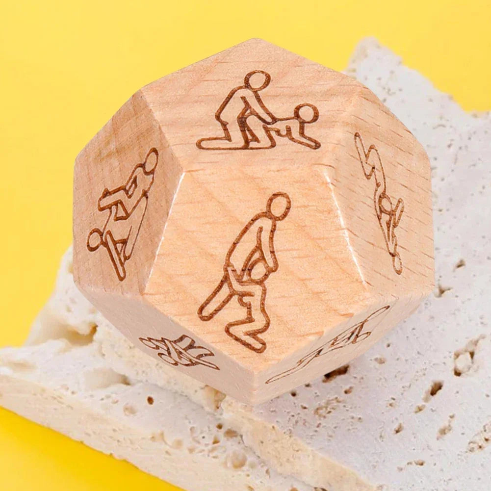 Naughty Wooden Dice for Couples