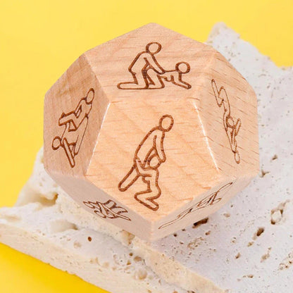 Naughty Wooden Dice for Couples