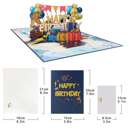 3D Birthday Pop-Up Card