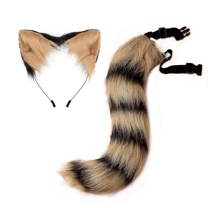 Cat/Fox Headband And Tail