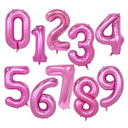 Big Number Foil Balloons 40inch