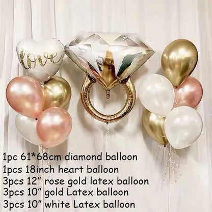 Mr&Mrs Wedding Foil Balloons