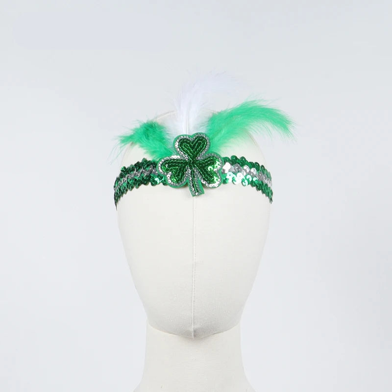 Feather Sequin Headband