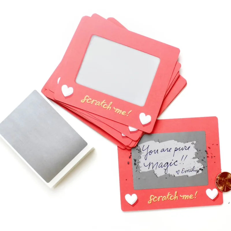 Scratch-Off Love Greeting Cards 10pcs