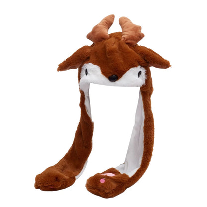 Animated Plush Christmas Hat