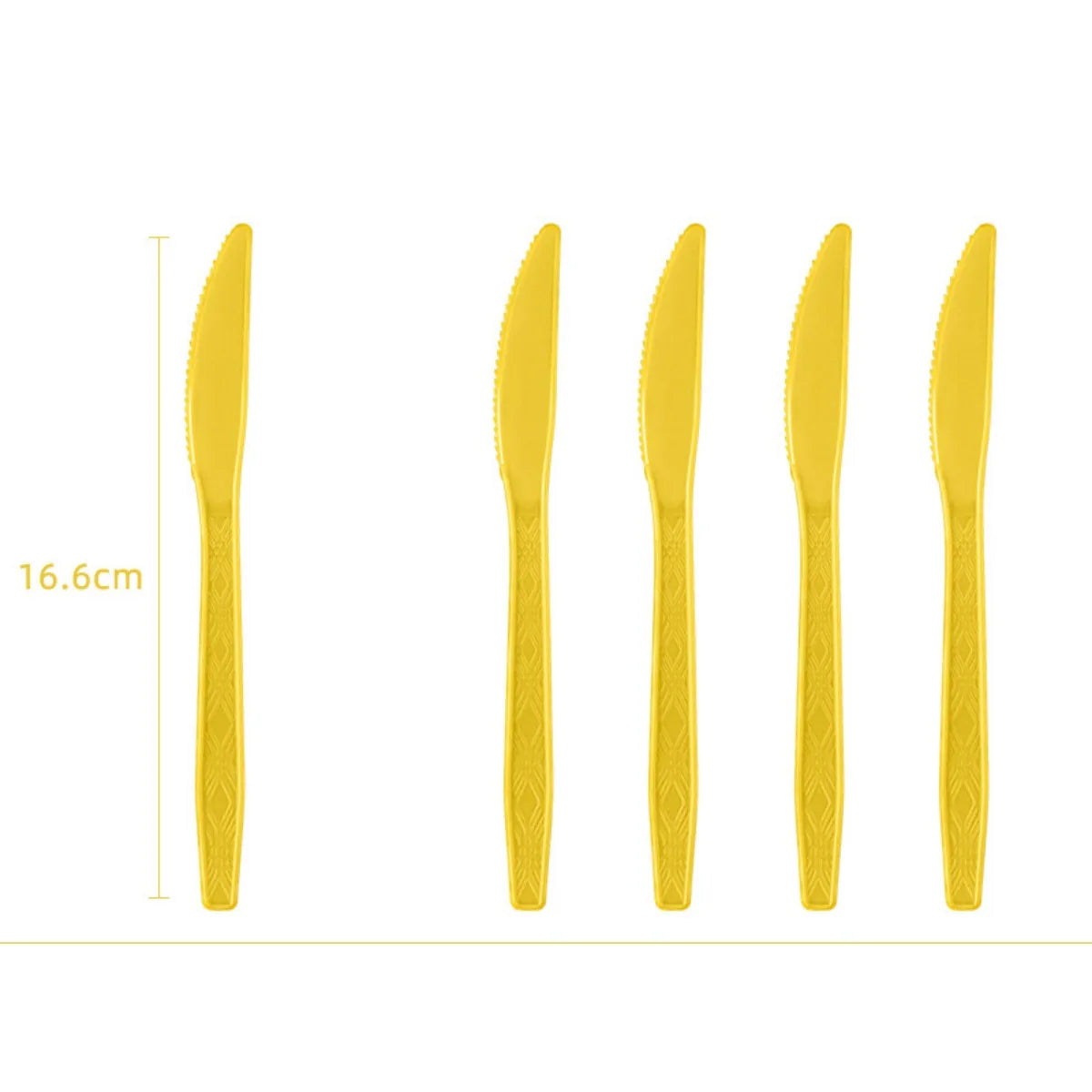 Disposable Plastic Cutlery Set 24Pcs