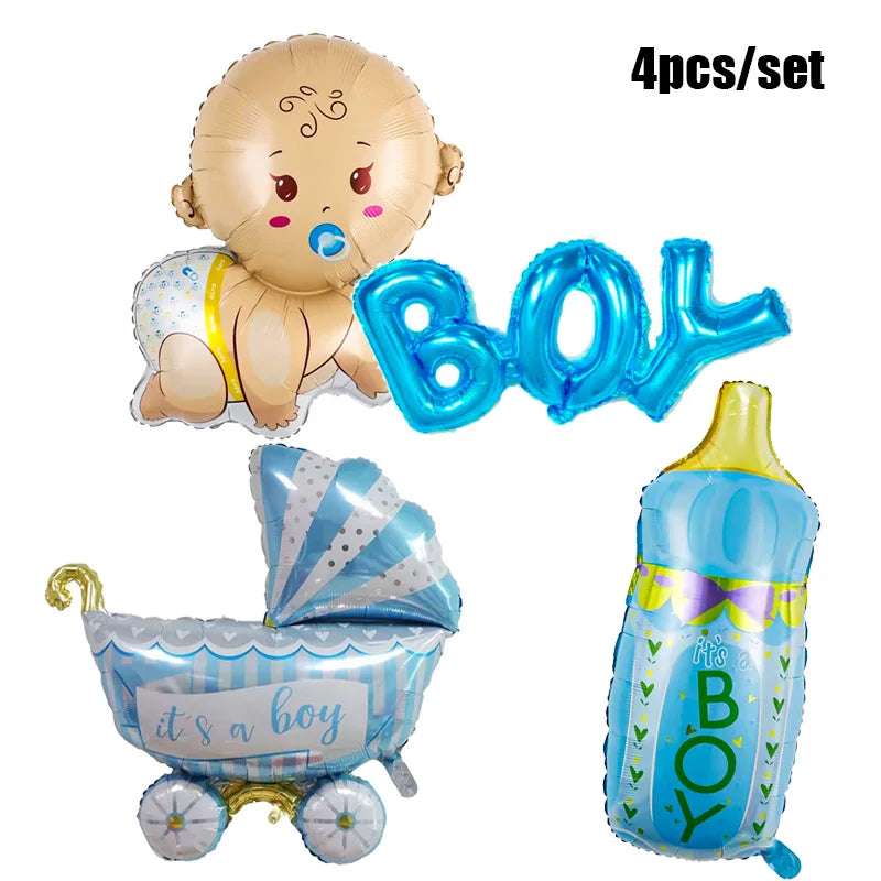 Baby Birthday Foil Balloons