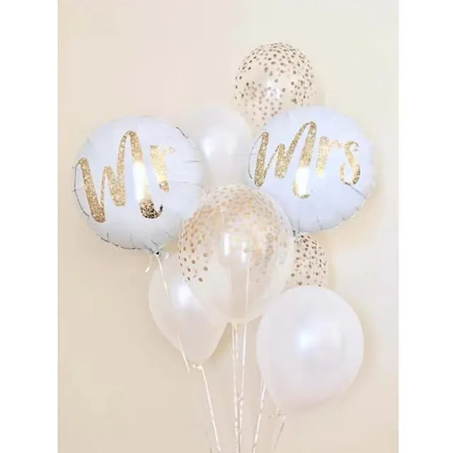 Mr&Mrs Wedding Foil Balloons