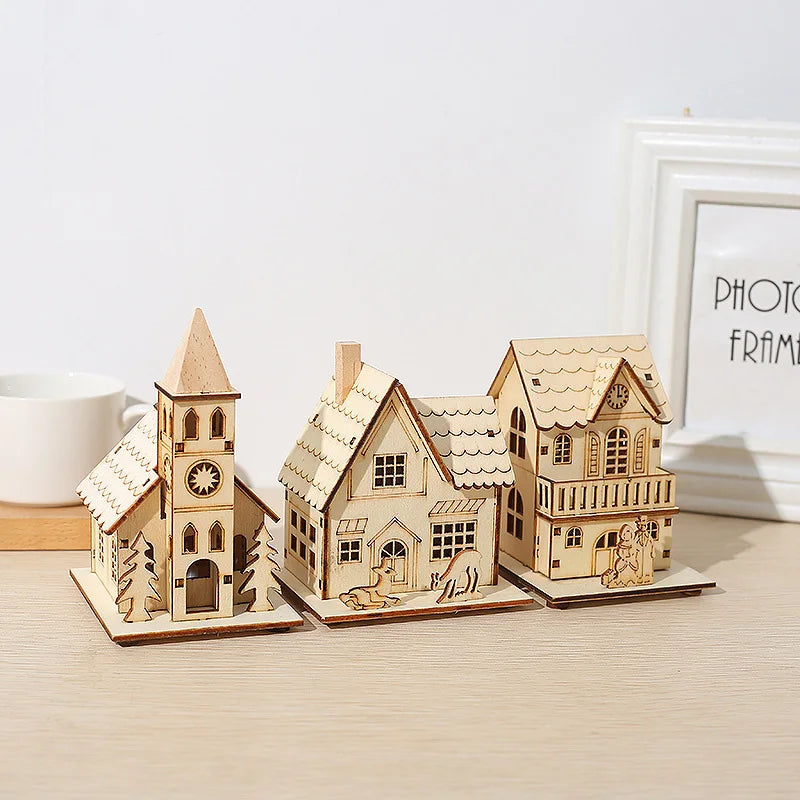 Mini Christmas DIY Wooden House