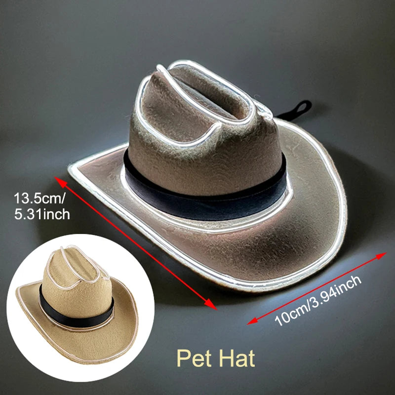 Light Up Bar Cowboy Hat