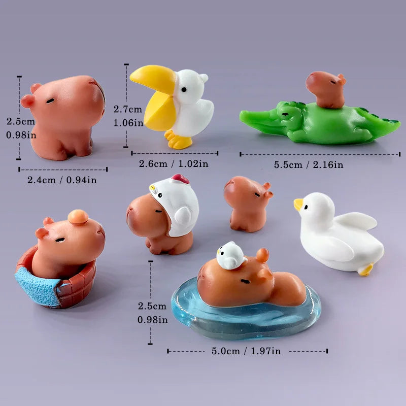 Miniature Animal Figurines 10Pcs