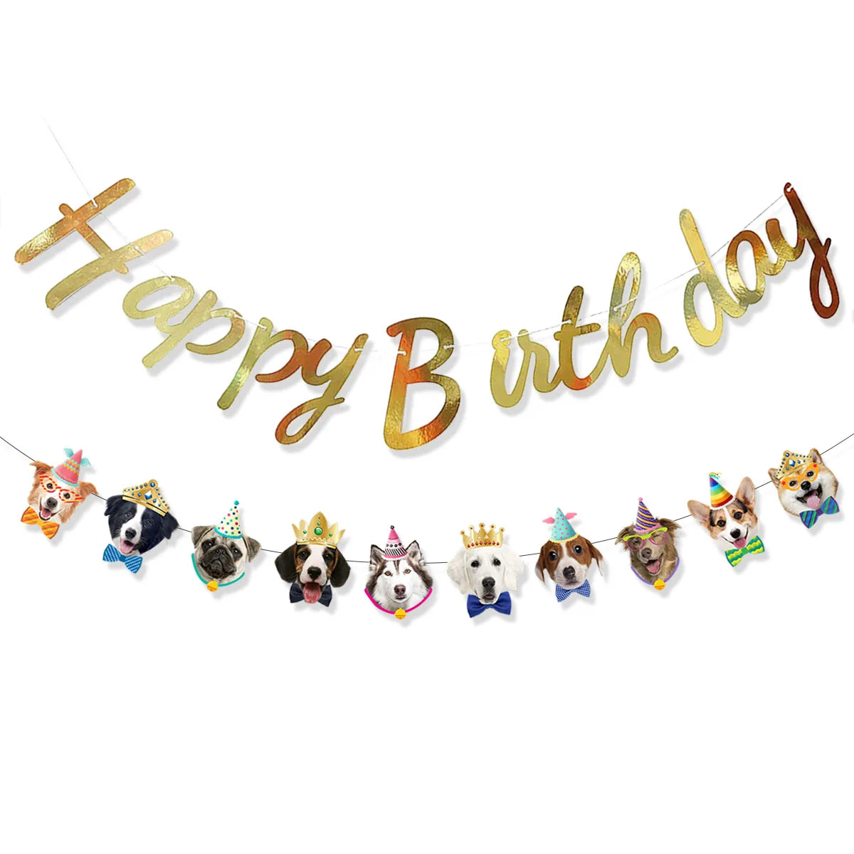 Cat/Dog Birthday Banner