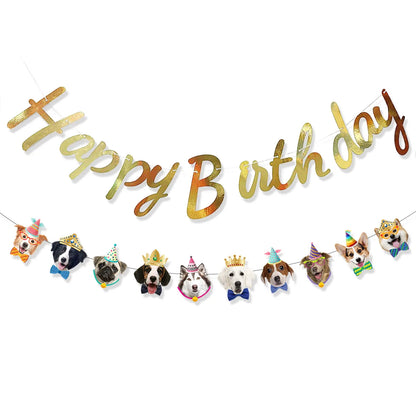 Cat/Dog Birthday Banner