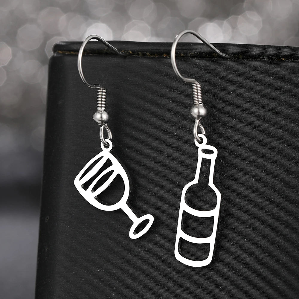 Wine Earrings