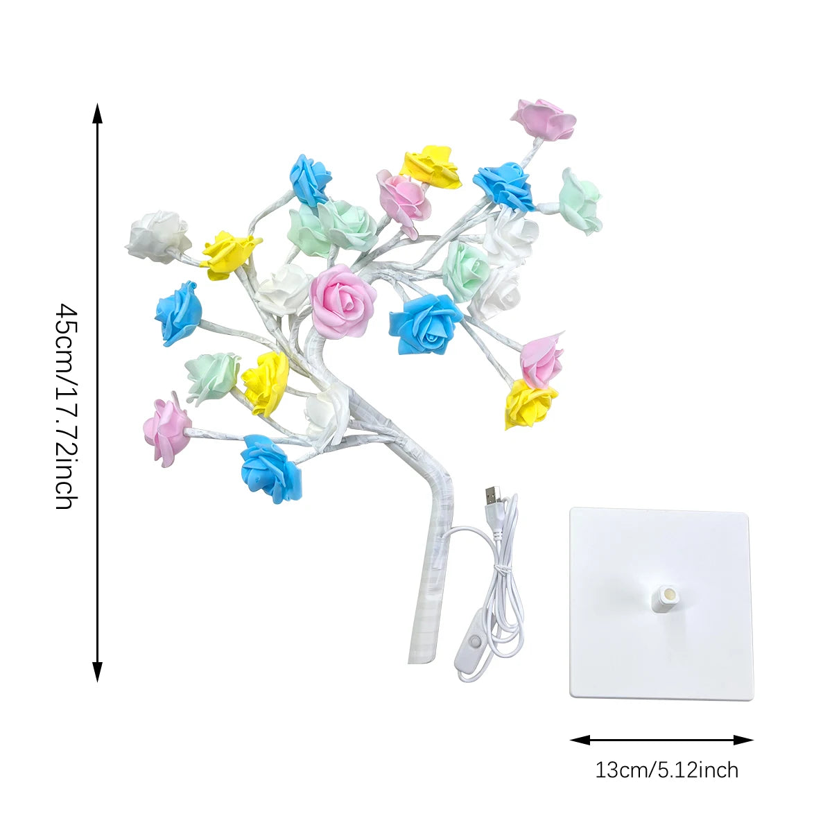 Rose Tree Table Lamp 36LED/108LED