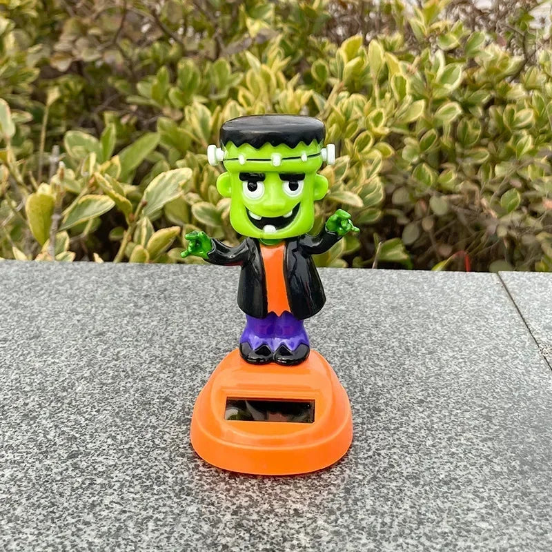 Solar Energy Halloween Bobblehead