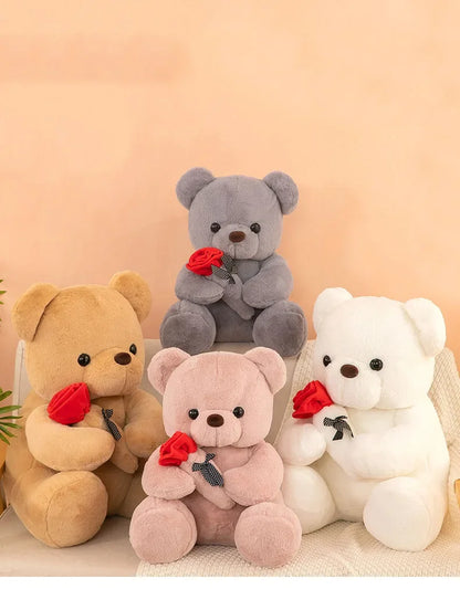 Rose Teddy Bear Plush