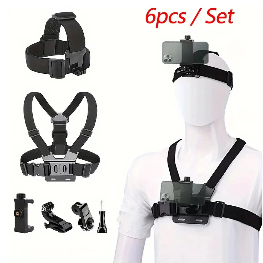 Action Camera Accessoire Kit 6pcs