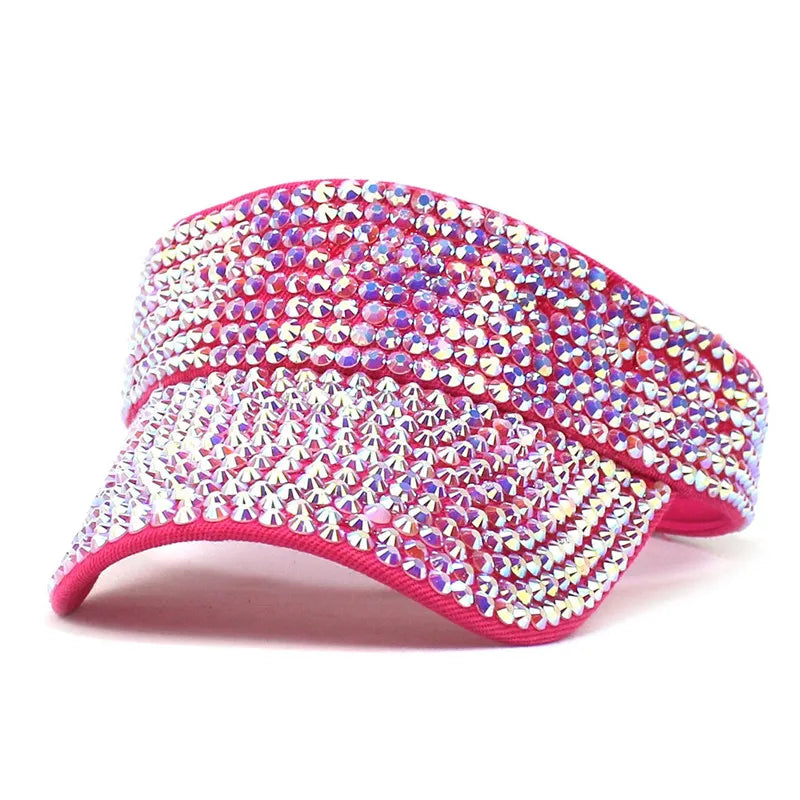 Rhinestone Sun Cap