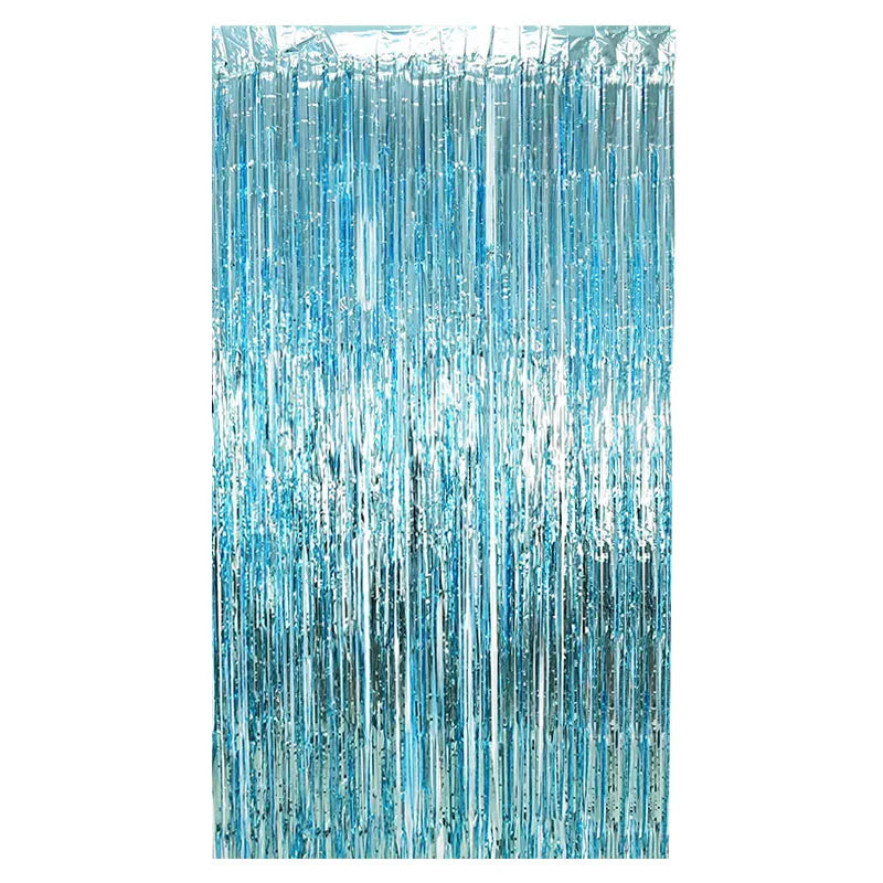 Gender Reveal Tinsel Curtain