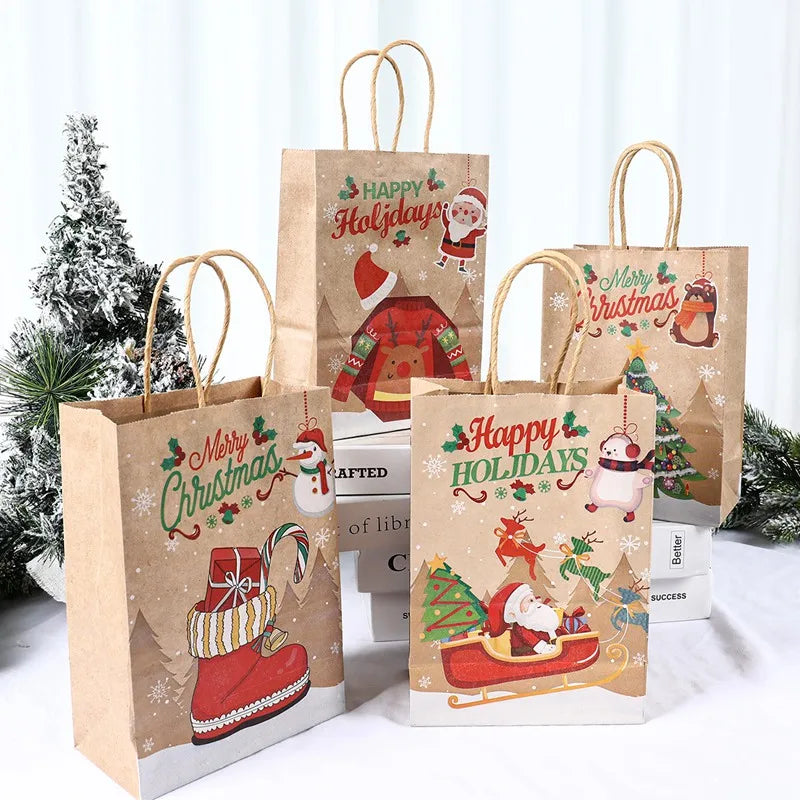 Christmas Kraft Paper Bag