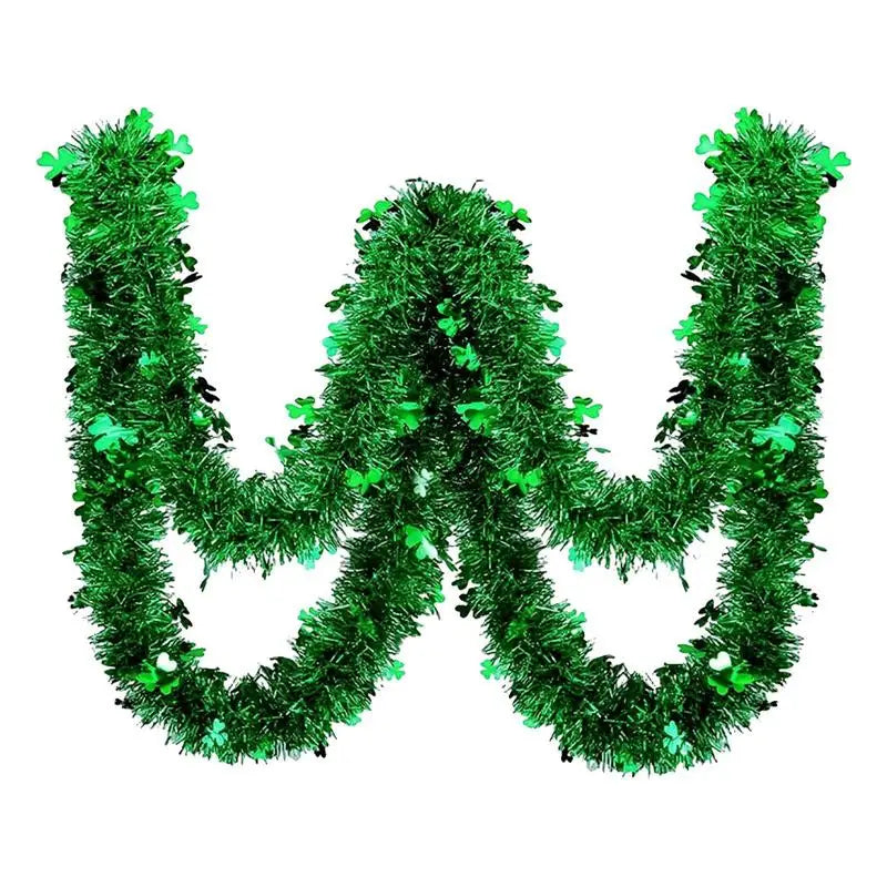 Shamrock Tinsel Garland St.Patrick's