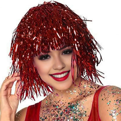 Foil Tinsel Wig