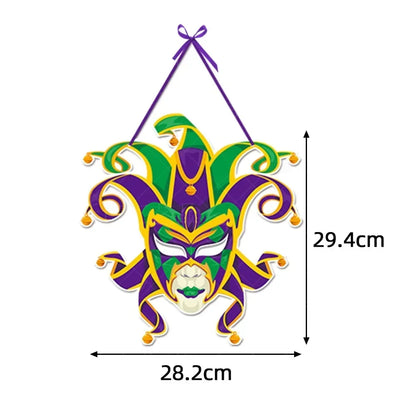 Mardi Gras Door Pendants